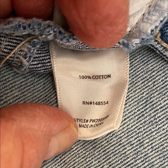 tgla Blue Flare Wide Leg Jeans with Vintage Distressing - Picture 5 of 9